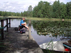 pause ved åkandesøen