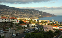udsigt fra hotellet mod Funchal